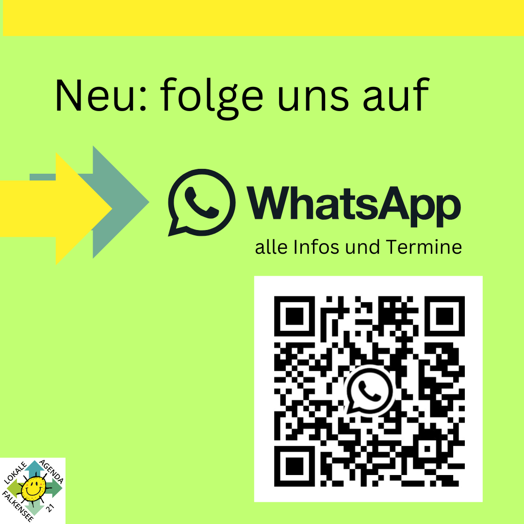 WhatsApp Kanal der Lokalen Agenda 21 Falkensee