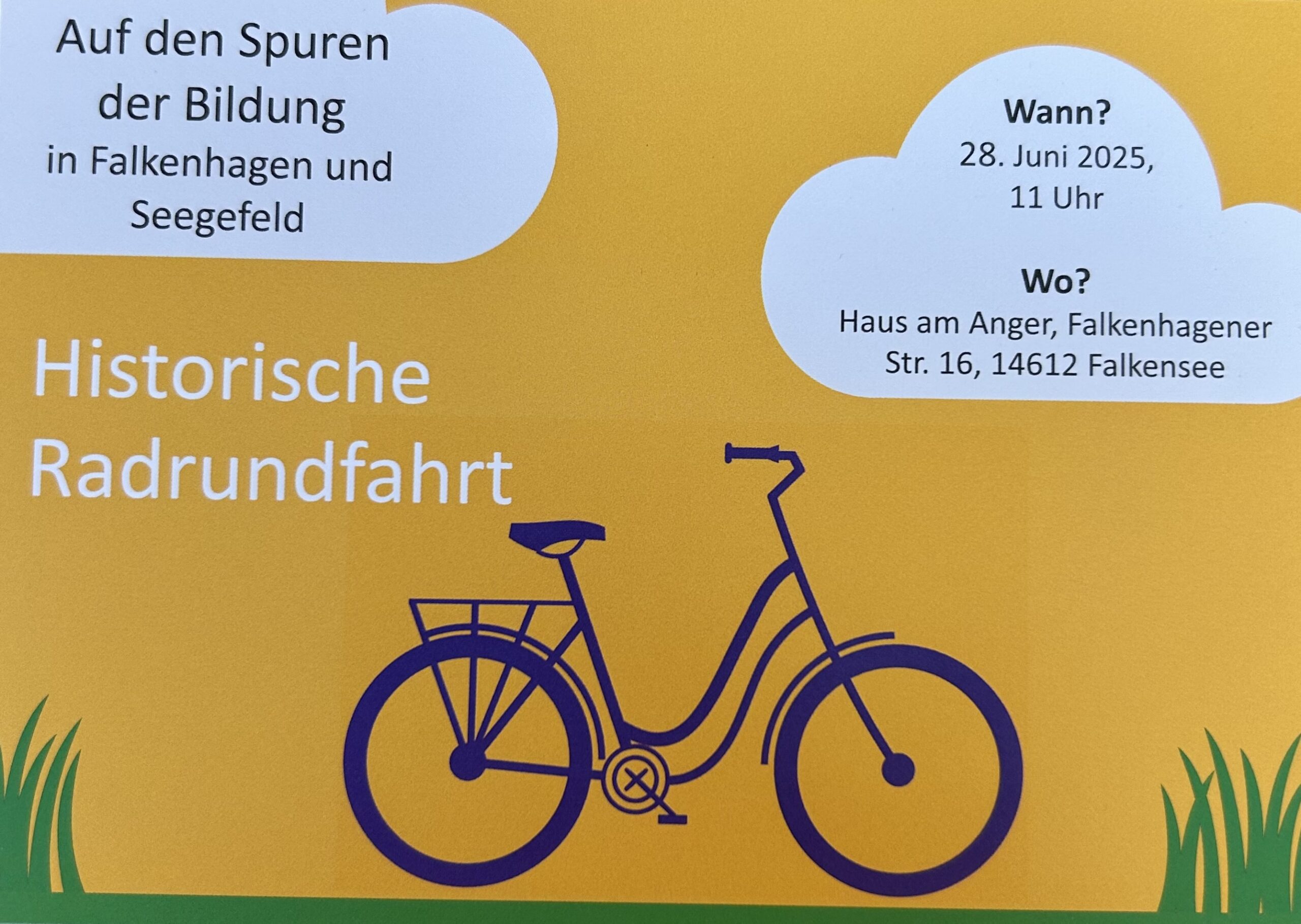 Auf den Spuren der Bildung – historische Radrundfahrt