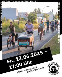 Critical Mass Falkensee 13.6., 17 Uhr