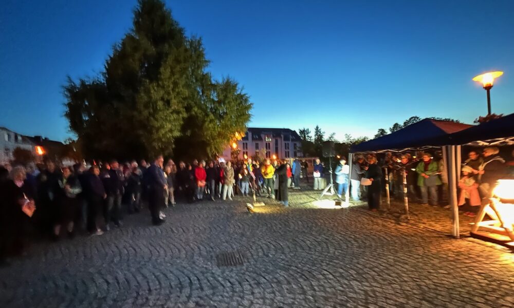 Einheitssingen 2025, Platz vor der alten Stadthalle