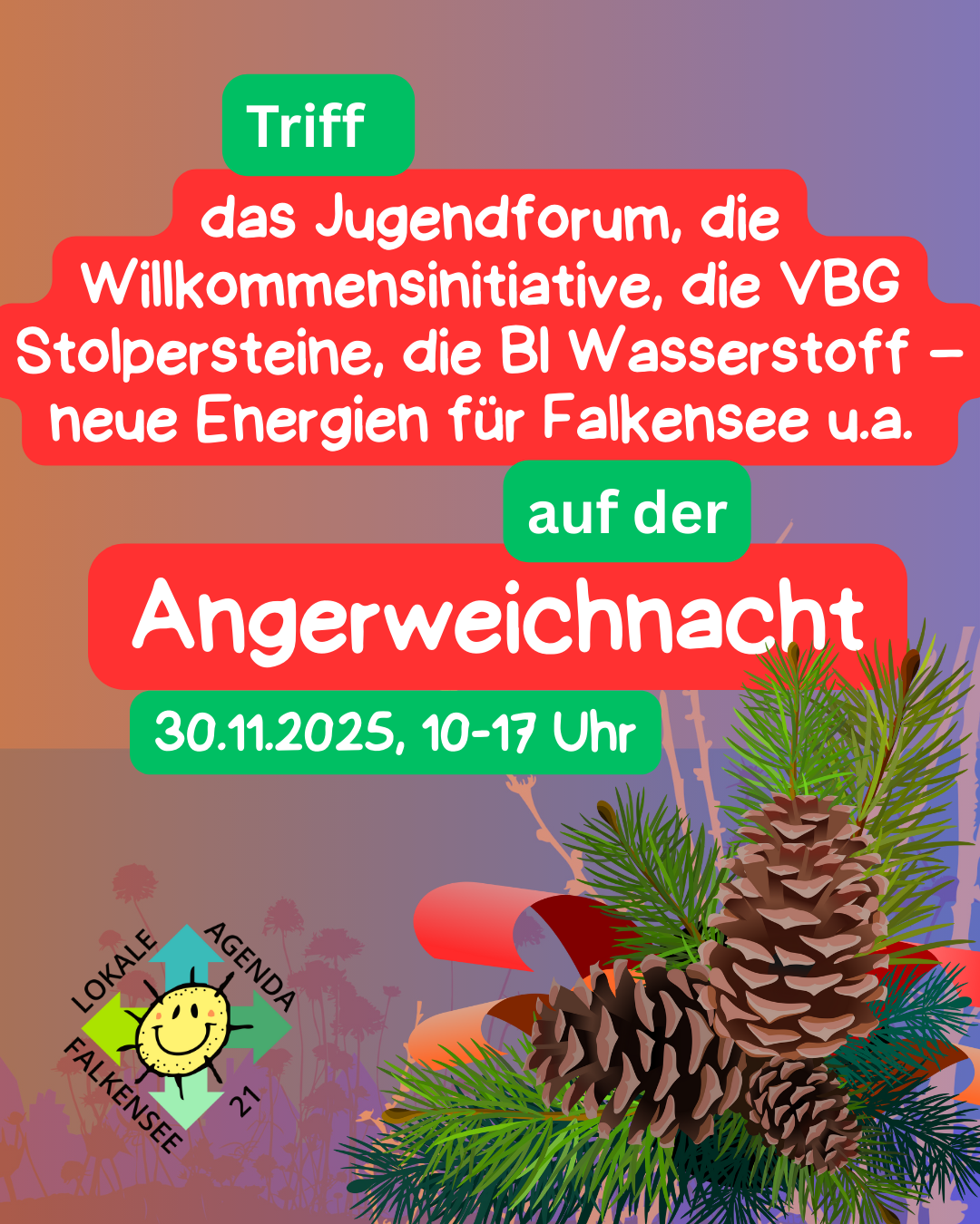 Angerweihnacht: wir sind dabei!