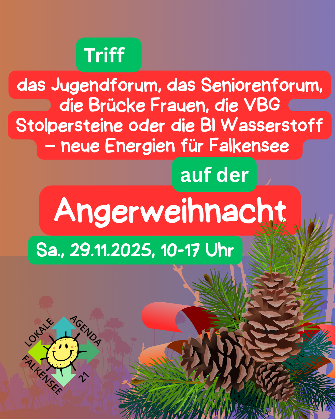 Angerweihnacht: wir sind dabei!