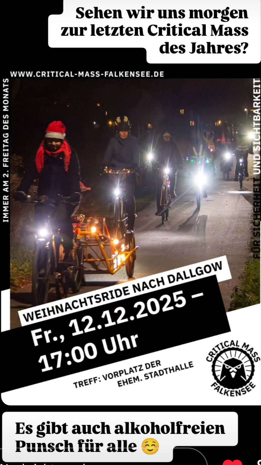 WEIHNACHTSRIDE NACH DALLGOW