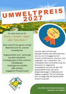 Umweltpreis 2027