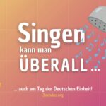 Singen kann man überall, Einheitssingen